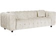HABITAT ET JARDIN - Canapé droit en tissu chenille "Vendome" - 3 places - Beige - vignette