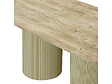 HABITAT ET JARDIN - Table à manger ovale en bois "Zénith" - 180 cm - 8 places - Beige - vignette