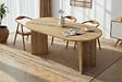 HABITAT ET JARDIN - Table à manger en bois "Sablin" 180 x 90 x 75 cm - Chêne de Cadix - vignette