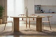 HABITAT ET JARDIN - Table à manger en bois "Sablin" 180 x 90 x 75 cm - Chêne de Cadix - vignette