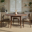 HABITAT ET JARDIN - Table à manger extensible en bois "Viona" 100 x 100 x 75 cm - Barok Walnut - vignette