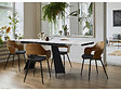 HABITAT ET JARDIN - Table de repas extensible en céramique 6 à 10 personnes  "Equinoxe" - Blanc marbré gris - vignette