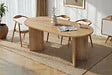 HABITAT ET JARDIN - Table à manger en bois "Sablin" 180 x 90 x 75 cm - Chêne saphir - vignette
