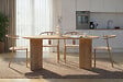 HABITAT ET JARDIN - Table à manger en bois "Sablin" 180 x 90 x 75 cm - Chêne saphir - vignette