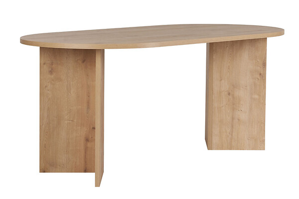 HABITAT ET JARDIN - Table à manger en bois "Sablin" 180 x 90 x 75 cm - Chêne saphir - large