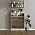 HABITAT ET JARDIN - Table de repas pliable en bois "Bracked" - 70 x 15 x 96 cm - Beige - vignette