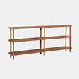 HABITAT ET JARDIN - Bibliothèque en bois "Zen" - 180 x 35 x 75 cm - Marron - vignette