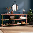 HABITAT ET JARDIN - Bibliothèque en bois "Zen" - 180 x 35 x 75 cm - Marron - vignette