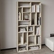 HABITAT ET JARDIN - Bibliothèque en bois "Nicola" - 90 x 30 x 180 cm - Travertin - vignette