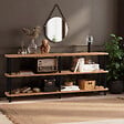 HABITAT ET JARDIN - Bibliothèque en bois "Zen" - 180 x 35 x 75 cm - Noir - vignette