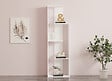 HABITAT ET JARDIN - Bibliothèque en bois "Wand" - 50 x 19 x 160 cm - Blanc - vignette