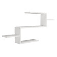 HABITAT ET JARDIN - Bibliothèque en bois "Twist" - 104 x 14 x 49 cm - Blanc - vignette
