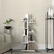 HABITAT ET JARDIN - Bibliothèque en bois "Tree" - 45 x 22 x 121 cm - Blanc - vignette