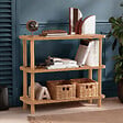 HABITAT ET JARDIN - Bibliothèque en bois "Step" - 80 x 28 x 75 cm - Marron - vignette