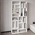 HABITAT ET JARDIN - Bibliothèque en bois "Nicola" - 90 x 30 x 180 cm - Blanc - vignette