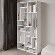 HABITAT ET JARDIN - Bibliothèque en bois "Nicola" - 90 x 30 x 180 cm - Blanc - vignette
