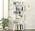 HABITAT ET JARDIN - Bibliothèque en bois "Blok" - 60 x 19 x 165 cm - Blanc - vignette
