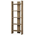 HABITAT ET JARDIN - Bibliothèque en bois "Virba" - 52 x 22 x 149 cm - Noyer - vignette