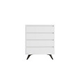 HABITAT ET JARDIN - Commode en bois "Suvera" - 70 x 40 x 86 cm - Blanc - vignette