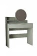 HABITAT ET JARDIN - Coiffeuse avec miroir en bois "Harmony Mini Round" - 90 x 40 x 133 cm - Vert - vignette