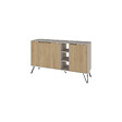 HABITAT ET JARDIN - Buffet en bois "Clara" - 142 x 36 x 83 cm - Grès - vignette