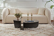 HABITAT ET JARDIN - Table basse en bois "Orion" 90 x 60 x 30 cm - Anthracite - vignette