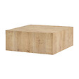 HABITAT ET JARDIN - Table Basse en MDF "Prizma" - 90 x 90 x 35 cm - Chêne Saphir - vignette