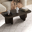 HABITAT ET JARDIN - Table basse en bois "Becaj" - 120 x 60 x 41 cm - Noyer - vignette