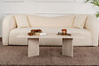 HABITAT ET JARDIN - Table basse en bois "Sabin" - 60 x 119 x 40 cm - Travertin - vignette