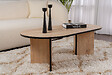 HABITAT ET JARDIN - Table basse en bois "Sable" 119 x 60 x 40 cm - Chêne saphir - vignette