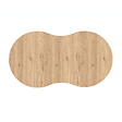 HABITAT ET JARDIN - Table basse en bois "Moon" 99 x 54 x 45 cm - Chêne - vignette