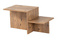 HABITAT ET JARDIN - Table basse en bois "Harmony" 80 x 40 x 40 cm - Pin atlantique - vignette