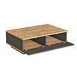 HABITAT ET JARDIN - Table basse en bois "Frew" - 90 x 60 x 28 cm - Marron - vignette