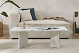 HABITAT ET JARDIN - Table basse en bois "Sabin" 119 x 60 x 40 cm - Blanc - vignette