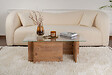 HABITAT ET JARDIN - Table basse en bois "Vetrino" - 105 x 65 x 40 cm - Pin atlantique - vignette