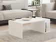 HABITAT ET JARDIN - Table basse en bois "Memo" - 86 x 50 x 32 cm - Blanc - vignette