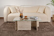 HABITAT ET JARDIN - Table basse en bois "Vetrino" - 105 x 65 x 40 cm - Travertin - vignette