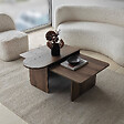 HABITAT ET JARDIN - Ensemble de table basse en bois "Paris" 105 x 60 x 35 cm - Bronze - vignette