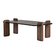 HABITAT ET JARDIN - Table basse en bois "Renard" - 120 x 60 x 35 cm - Noir - vignette