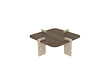 HABITAT ET JARDIN - Table basse en bois "Poalla" - 90 x 90 x 35 cm - Marron - vignette