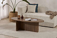 HABITAT ET JARDIN - Table basse en bois "Orba" - 120 x 65 x 40 cm - Noyer - vignette