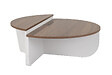 HABITAT ET JARDIN - Table basse en bois "Orion" 90 x 60 x 30 cm - Noyer - vignette