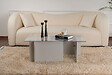HABITAT ET JARDIN - Table basse en verre "Vetrino" 105 x 65 x 40 cm - Gris - vignette