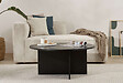 HABITAT ET JARDIN - Table basse en bois "Soleil" - 90 x 90 x 40 cm - Bois Noir - vignette