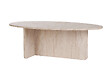 HABITAT ET JARDIN - Table basse en bois "Orba" - 120 x 65 x 40 cm - Travertin - vignette