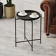 HABITAT ET JARDIN - Table basse en métal "Sheby" 46 x 46 x 56 cm - Noir - vignette