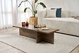 HABITAT ET JARDIN - Table basse en bois "Harbor" - 120 x 45 x 30 cm - Noyer - vignette