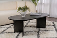 HABITAT ET JARDIN - Table basse en bois "Sable" - 60 x 119 x 40 cm - Bois Noir - vignette