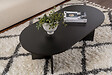 HABITAT ET JARDIN - Table basse en bois "Sable" - 60 x 119 x 40 cm - Bois Noir - vignette