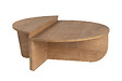 HABITAT ET JARDIN - Table basse en bois "Orion" - 90 x 60 x 30 cm - Chêne miel - vignette